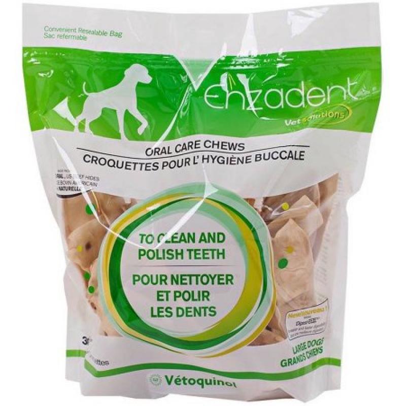 Vet Solutions Enzadent Oral Care Chews for Dogs, L