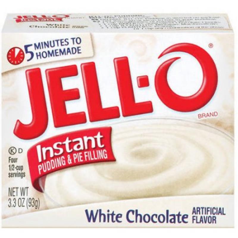 Jell-O Instant Pudding & Pie Filling White Chocolate, 3.4 Oz