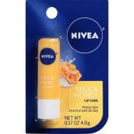 NIVEA Milk & Honey Lip Care 0.17 oz. Carded Pack