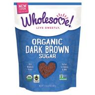 Wholesome Sweeteners Sugar, Organic, Dark Brown
