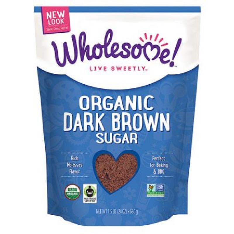 Wholesome Sweeteners Sugar, Organic, Dark Brown