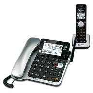 AT&T CL84102 DECT 6.0 Corded/Cordless Telephone Answering System