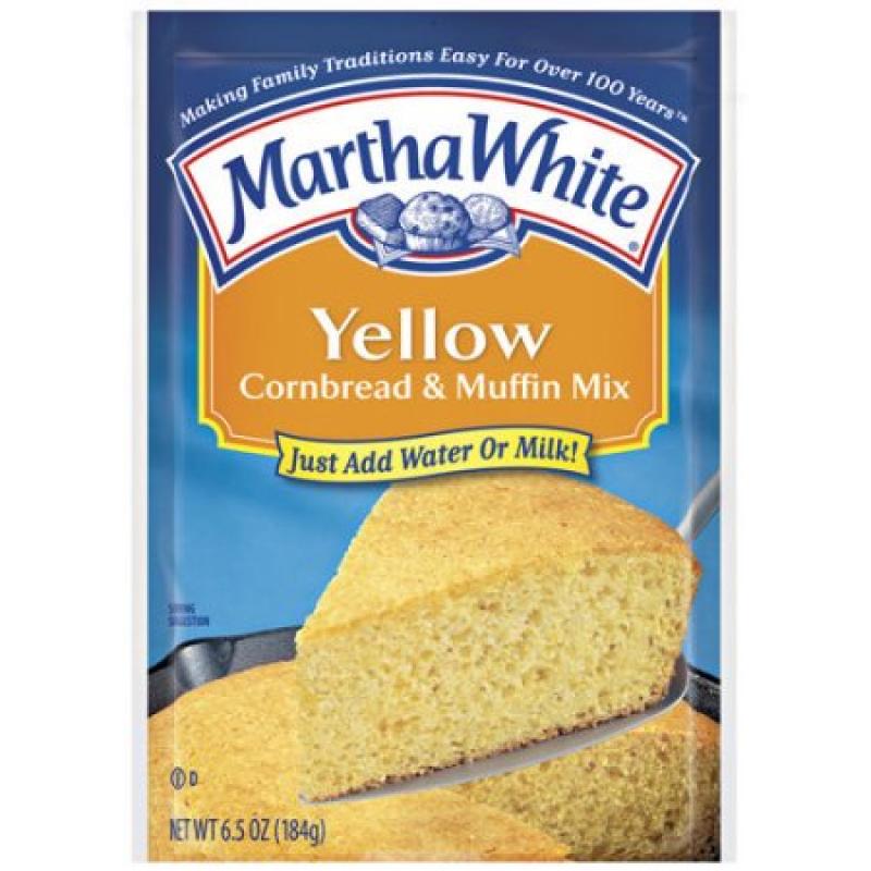 Martha White Yellow Cornbread & Muffin Mix, 6.5 oz