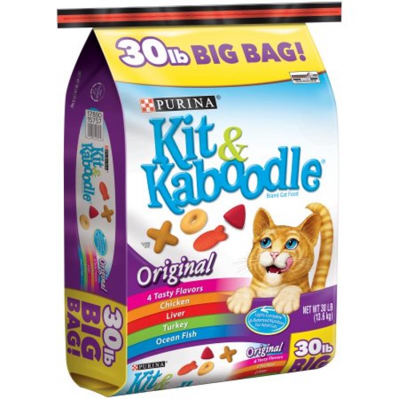 Purina Kit & Kaboodle Original Cat Food 30 lb. Bag