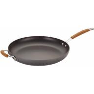 Rachael Ray Cucina Hard-Anodized Nonstick 14" Skillet with Helper Handle