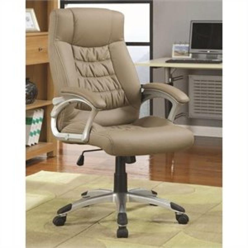 Coaster Company Beige Vinyl Office Chair