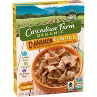 Cascadian Farm Organic Cereal, Cinnamon Crunch, Whole Grain Cereal, 9.2 oz, 9.2 OZ