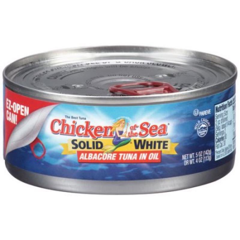 Chicken of the Sea Solid White Albacore Tuna in Oil, 5 oz