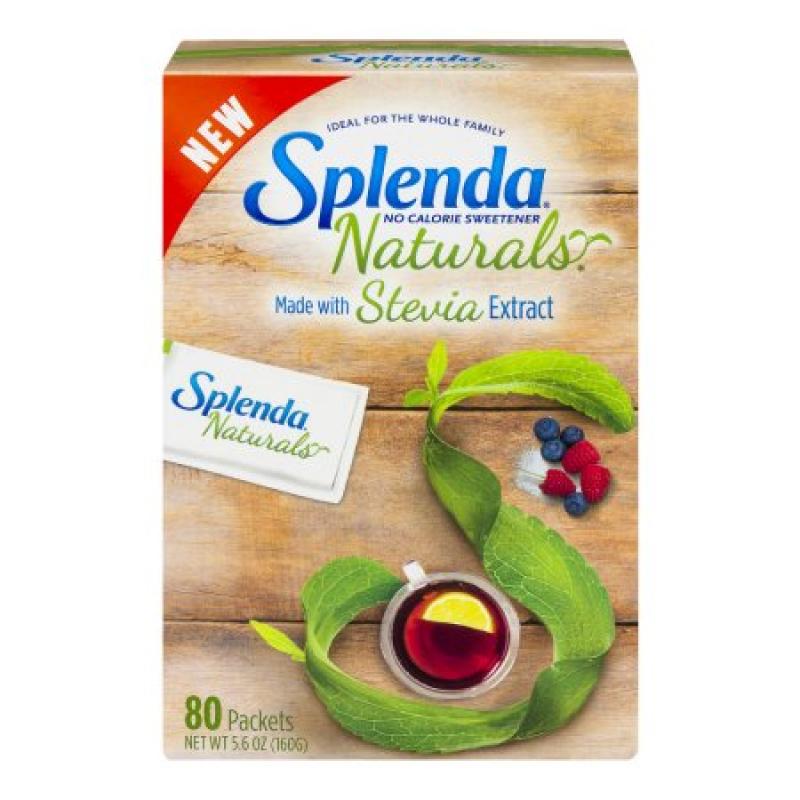 Splenda No Calorie Sweetener Naturals Packets - 80 CT