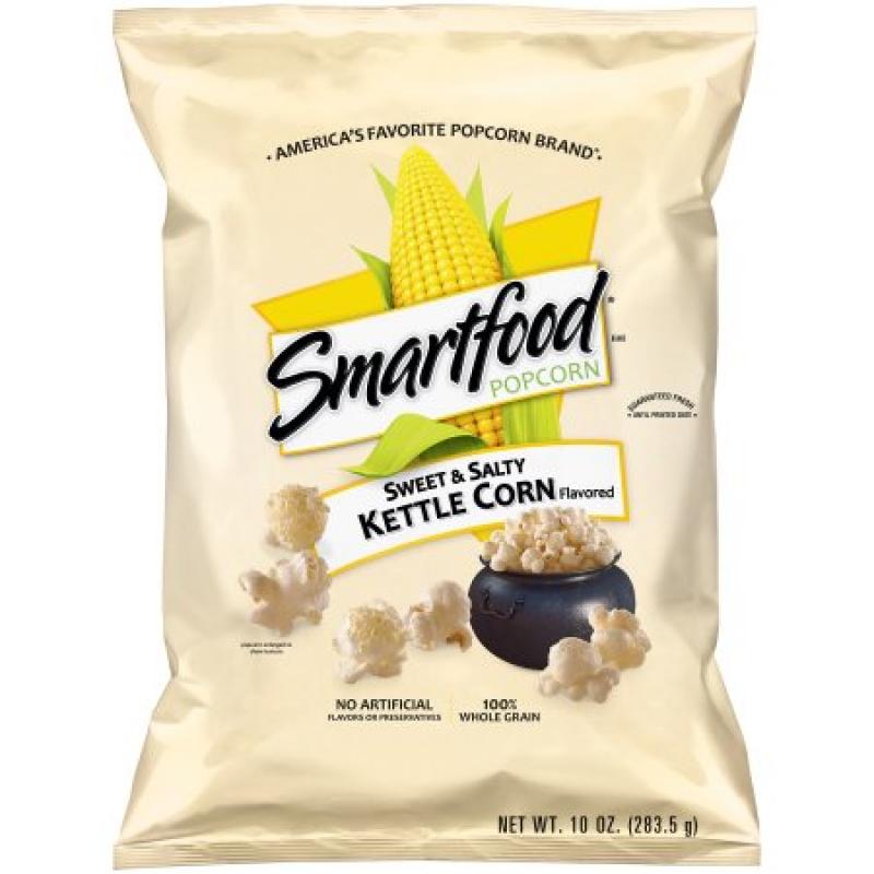 Smartfood Popcorn Kettle Corn Popcorn 10.0 Ounce Plastic Bag