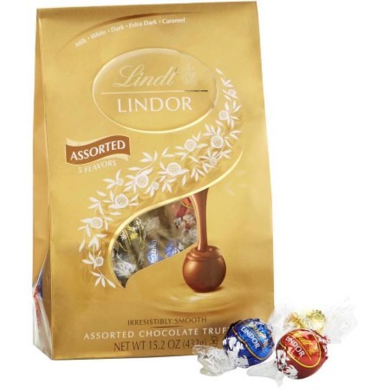 Lindt Lindor Assorted Chocolate Truffles, 15.2 oz