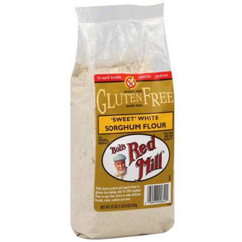 Bob&#039;s Red Mill Gluten Free Sweet White Sorghum Flour, 22 oz (Pack of 4)