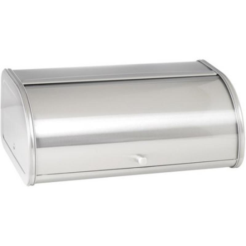 Anchor Hocking Brushed Steel Bread Box