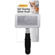 Soft Grip Dog Self Cleaning Slicker Brush Medium