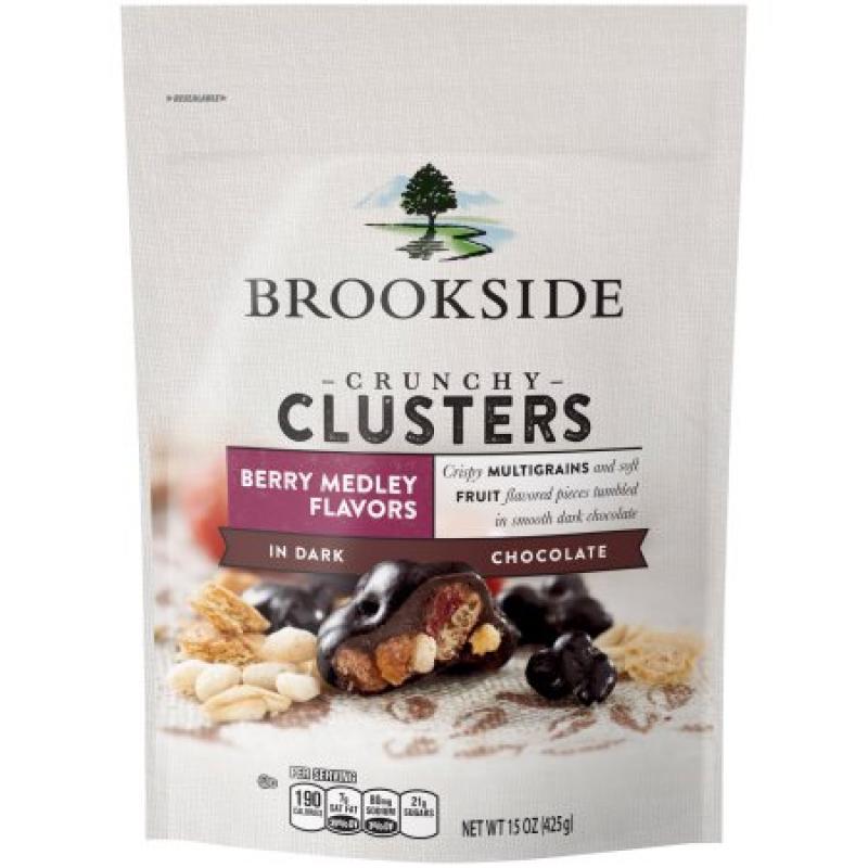 BROOKSIDE Dark Chocolate Crunchy Clusters Berry Medley Flavors, 15 oz