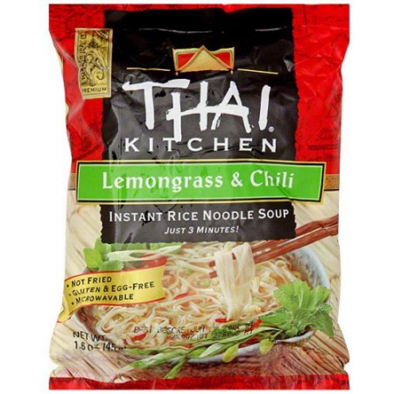 Thai Kitchen Lemongrass & Chili Instant Rice Noodle Soup, 1.6 oz (Pack of 12)