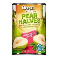 Great Value Pear Halves, 15 Oz
