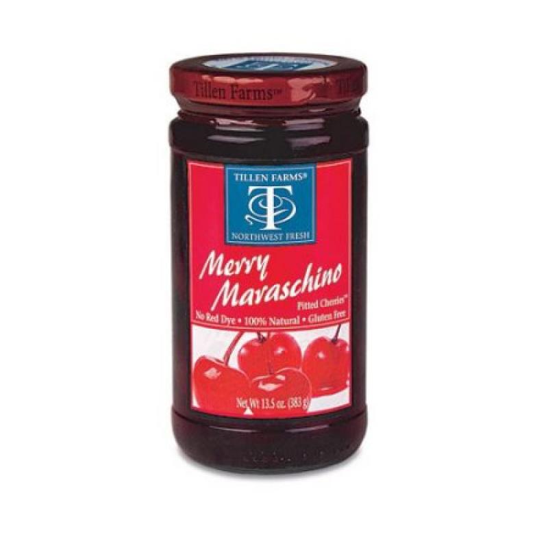 Tillen Farms Gluten Free Pitted Cherries Merry Maraschino, 13.5 OZ