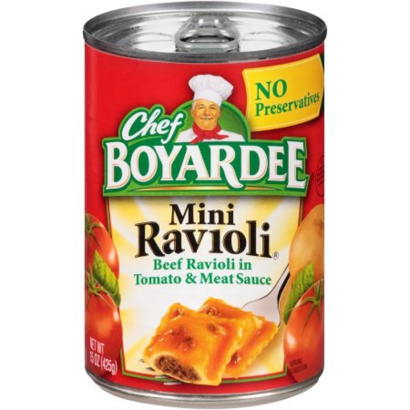 Chef Boyardee Beef Mini Ravioli, 15 Oz