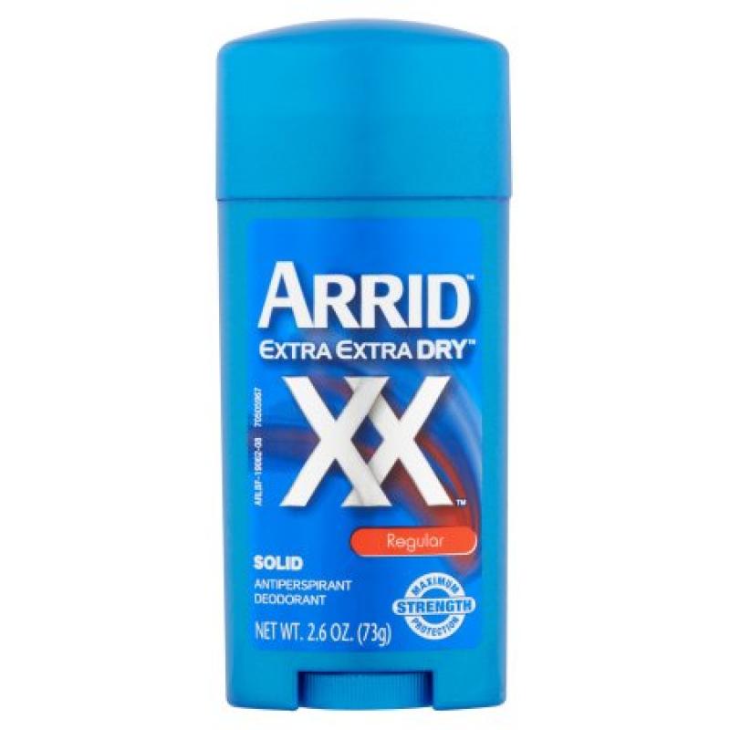 Arrid XX Dry Maximum Strength Solid Anti-Perspirant/Deodorant, 2.6 oz