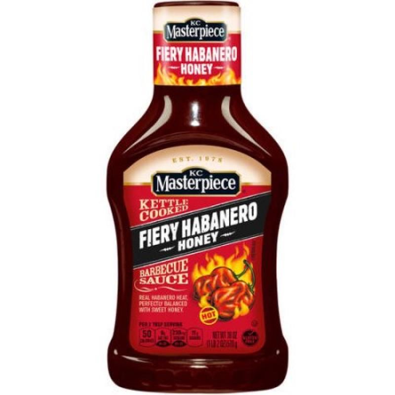 KC Masterpiece Fiery Habanero Honey Barbecue Sauce, 18 Ounces
