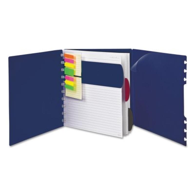 Ampad Versa Crossover Notebook, Legal/Wide, 24 lb, 11 x 8 1/2, Navy, 60 Sheets, 2/Pack