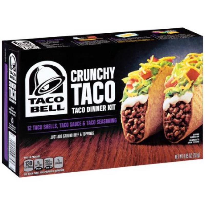 Taco Bell Dinner Kit Crunchy, 12 servings, 8.85 Oz