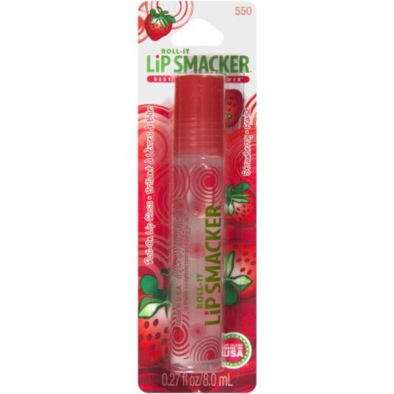 Roll-It Lip Smacker Strawberry Lip Gloss, 0.27 fl oz