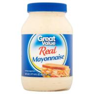 Great Value Real Mayonnaise, 30 fl oz