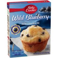 Betty Crocker Muffin & Quick Bread Mix Wild Blueberry 16.9 oz Box