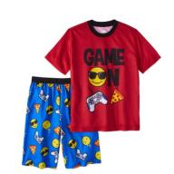 Wonder Nation Boys' T-Shirt and Sleep Shorts 2-Piece Set
