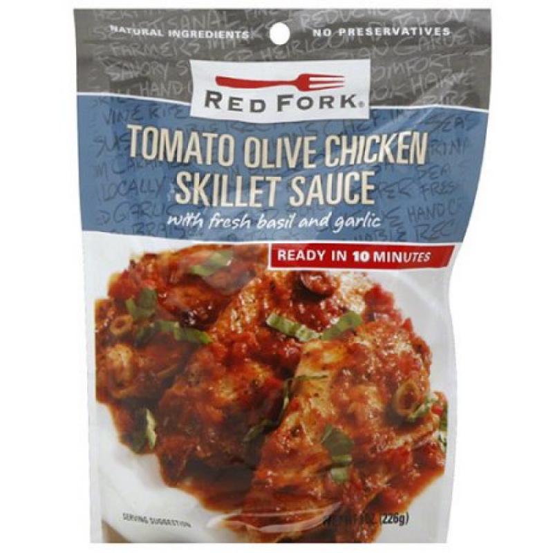 Red Fork Tomato Olive Chicken Skillet Sauce, 8 oz, (Pack of 6)