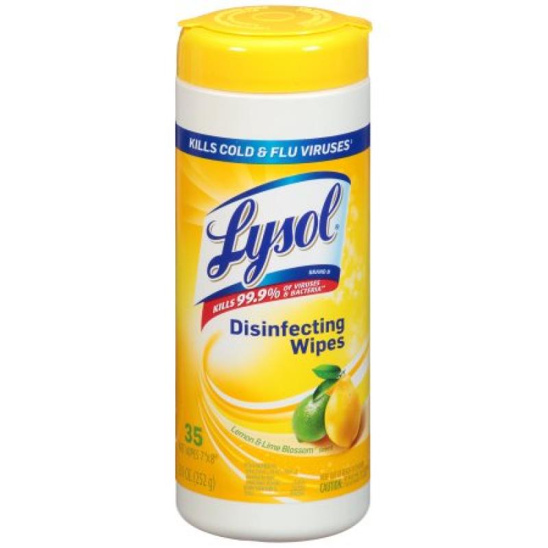 Lysol Disinfecting Wipes - Lemon & Lime Blossom 35 ct.