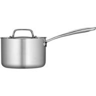 Tramontina 2-Qt Tri-Ply Clad Sauce Pan with Lid, Stainless Steel