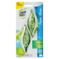 Liquid Paper DryLine Grip Recycled Correction Tape 2pk