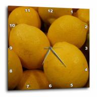 3dRose Lemony Lemons, Wall Clock, 13 by 13-inch