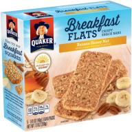 Quaker® Breakfast Flats Banana Honey Nut Breakfast Bars 5-1.41 oz. Packs