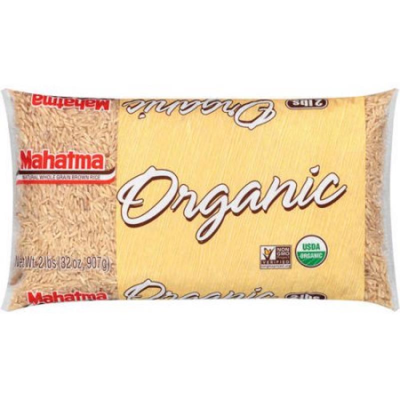 Mahatma® Organic Natural Whole Grain Brown Rice 2 lb. Bag