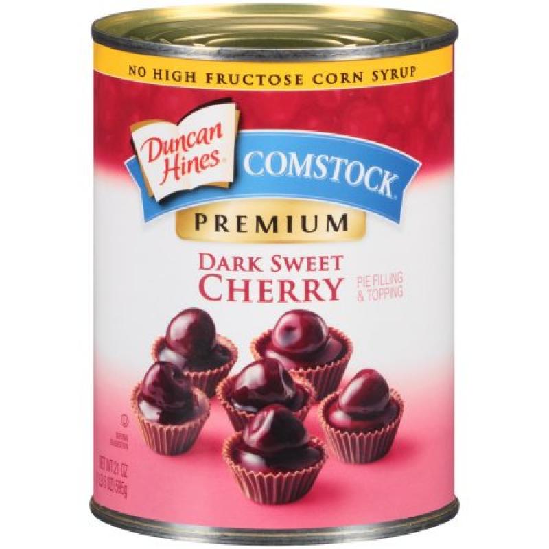Duncan Hines® Comstock® Dark Sweet Cherry Pie Filling & Topping 21 oz. Can
