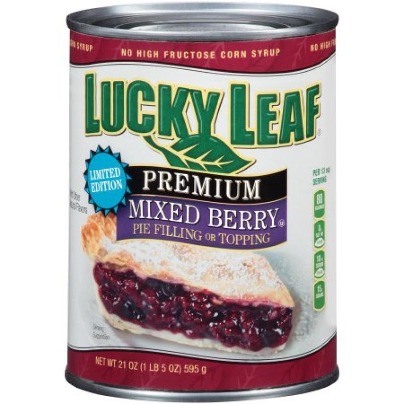 Lucky Leaf® Limited Edition Premium Mixed Berry Pie Filling 21 oz. Can