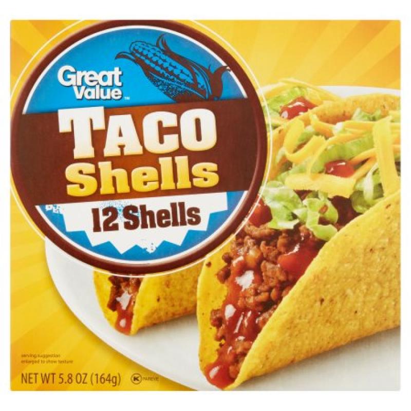Great Value 12 Taco Shells 5.8oz