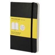 Moleskine Classic Softcover Notebook, Squared, 5 1/2 x 3 1/2, Black Cover, 192 Sheets
