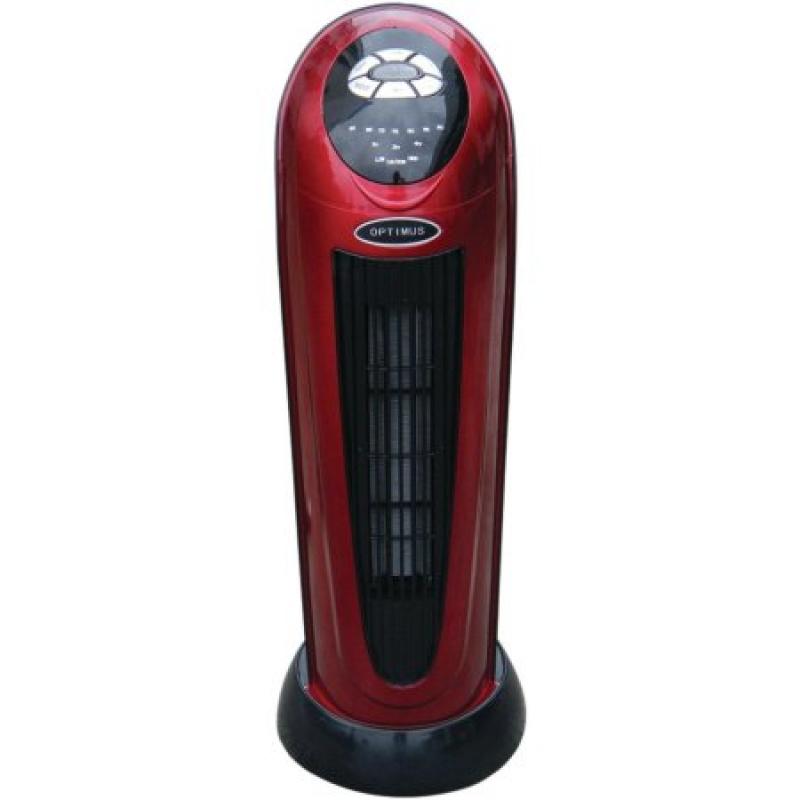 Optimus 22" Oscil Tower Heater with Digi Temp Readout and Setting, Remote