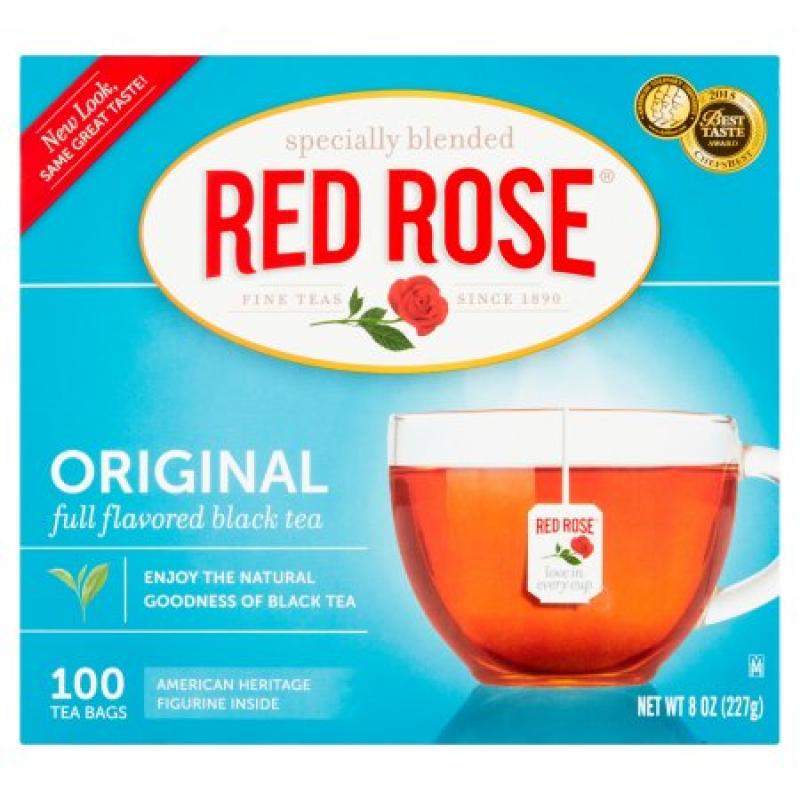 Red Rose Full Flavored Black Tea Original - 100 CT