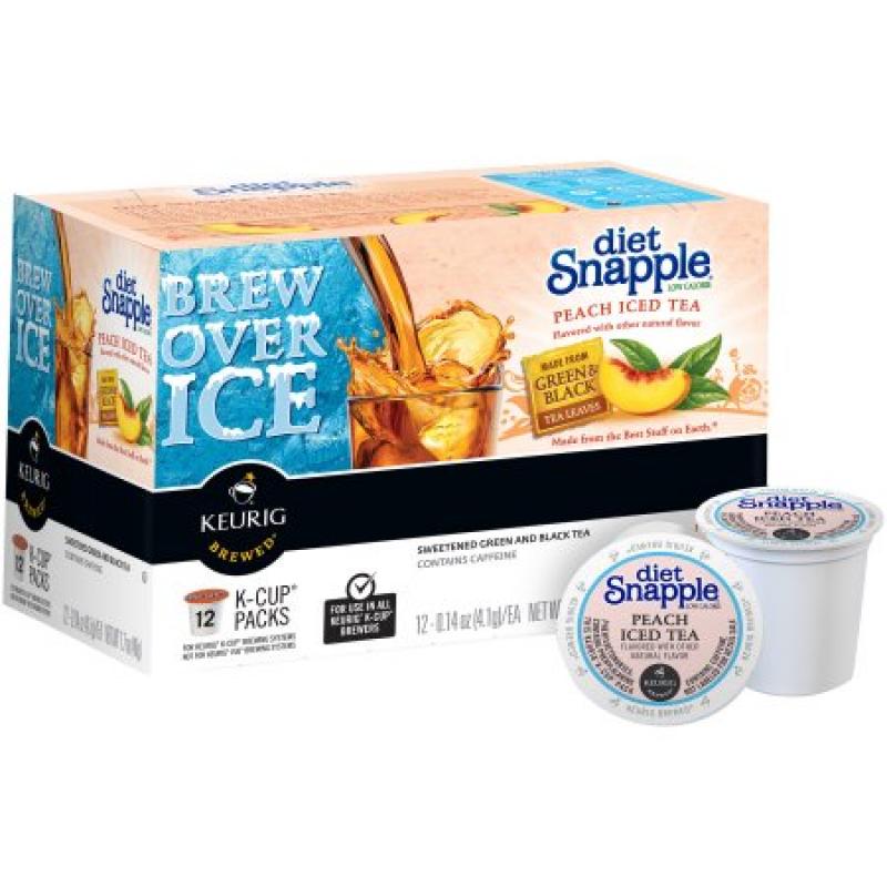 Diet Snapple® Peach Iced Tea K-Cup® Packs 12 ct Box