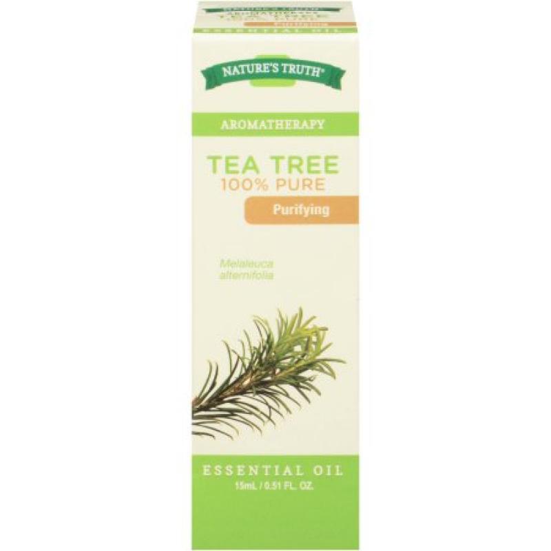 Nature&#039;s Truth® Aromatherapy Tea Tree 100% Pure Essential Oil 0.51 fl. oz. Box