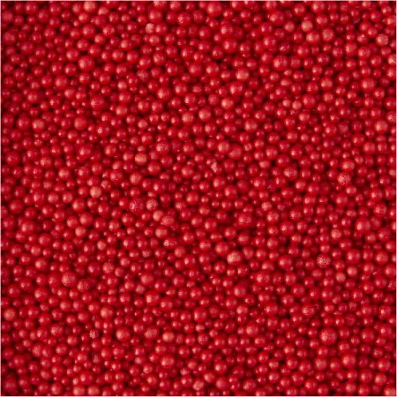Wilton Short Stack Red Nonpareils Sprinkles, 710-9916