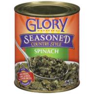 Glory Foods Seasoned Country Style Spinach (Pack of 12)