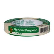 Duck Brand 0.75" General Purpose Masking Tape, 55 yds