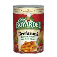 Chef Boyardee Macaroni With Beef In Tomato Sauce Beefaroni, 40 oz